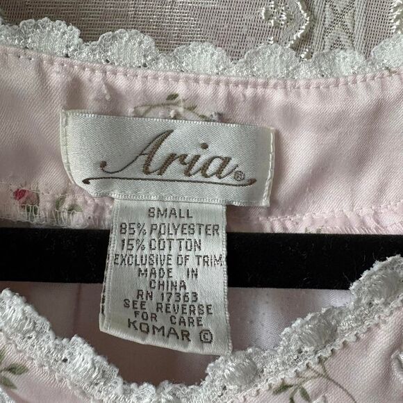 Aria Women's Pink Maxi Nightgown - Picture 3 of 8